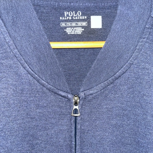 Polo by Ralph Lauren Men's Dark Blue Full-Zip Jacket xXL - Picture 2 of 3